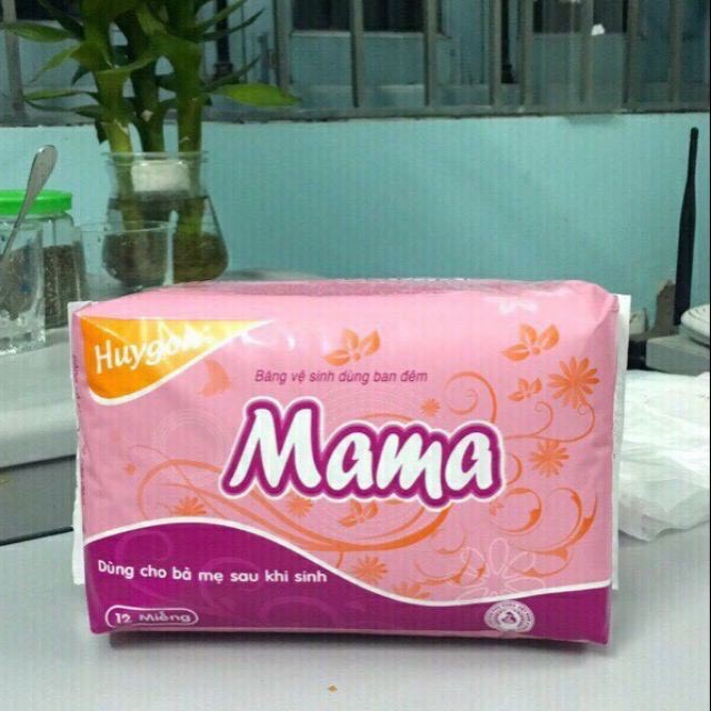 Bỉm BVS Mama gói 12 miếng cho mẹ sau sinh