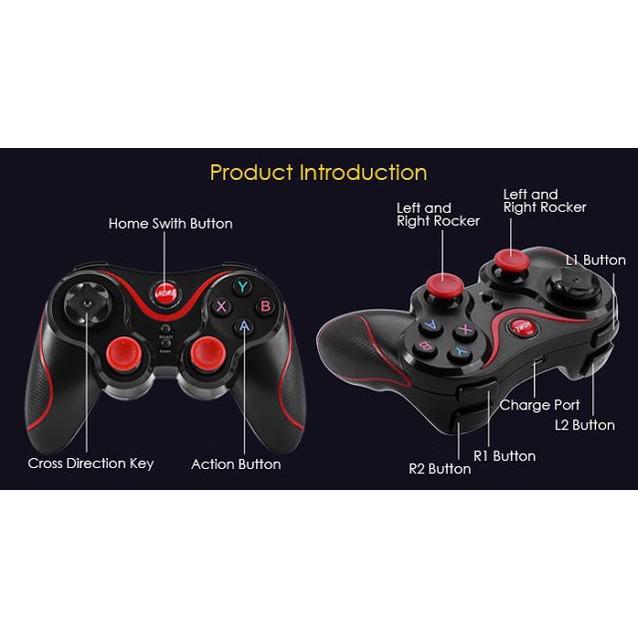 TAY CẦM CHƠI GAME BLUETOOTH T3 - TAY CẦM GAME TERIOS T3 - GAMEPAD T3