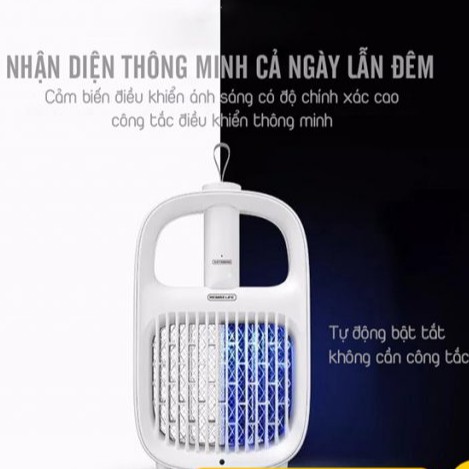 Máy Bắt Muỗi, Vợt Đèn Thu Hút Diệt Muỗi Thông Minh, Đèn Xông Tinh Dầu Đuổi Muỗi, An Toàn Cho Mẹ Và Bé, Remax RL-LF07