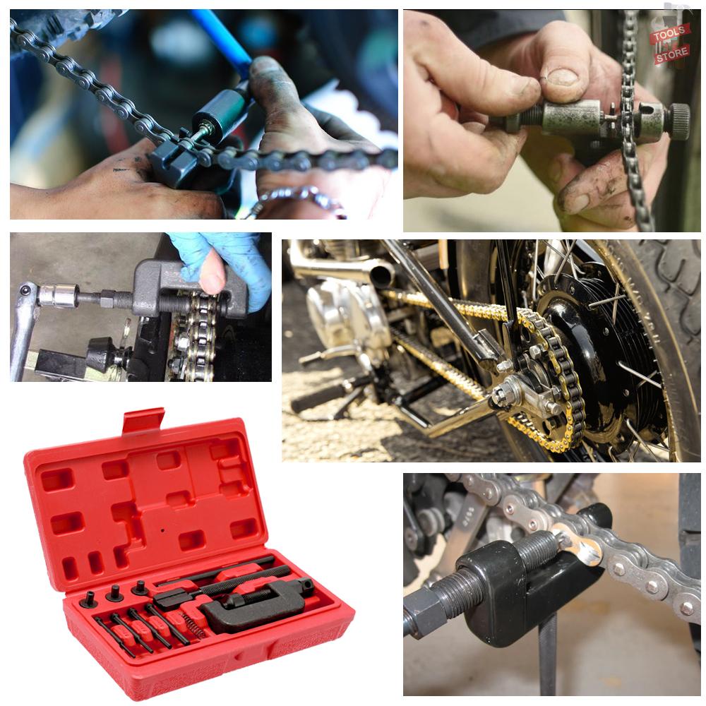 Bộ Dụng Cụ Tháo Mắt Xích Cho Xe Đạp / Xe Máy Kèm Hộp Đựng