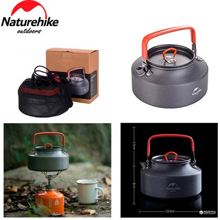 Ấm đun nước du lịch naturehike 1.45 l - nh17c020-h