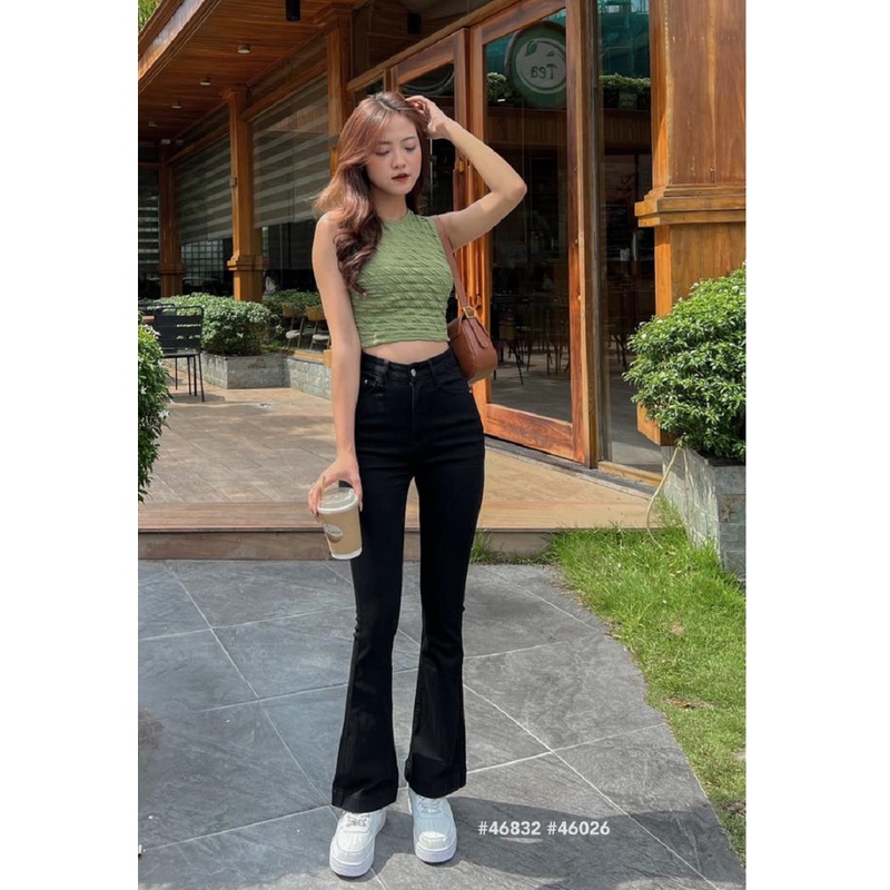 Quần Dài Kaki Nữ Co Dãn Ống Loe HOT - BT Fashion