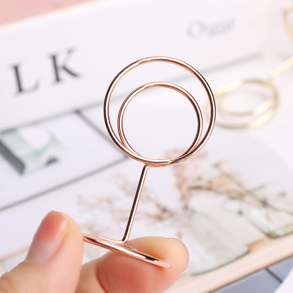1 Kẹp Giấy Giữ Ảnh Để Bàn Trang Trí Đám Cưới Thời Trang