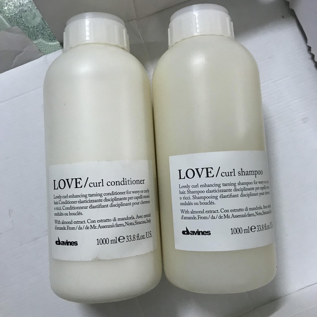 Dầu xả kiểm soát và tăng độ đàn hồi, độ phồng cho tóc xoăn Love Curl Davines Conditioner 1000ml