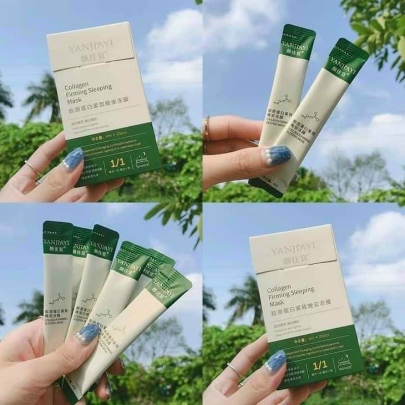 Mặt nạ ngủ dạng thạch collagen chính hãng ( nâng cơ/dưỡng trắng/khóa ẩm/cấp nước )