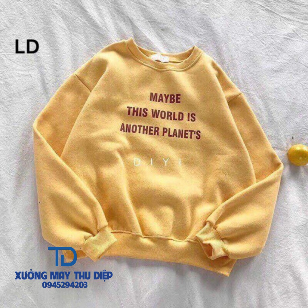 Áo nỉ thụng MAYTHE CHÁT NỈ NGOẠI CAO CẤP