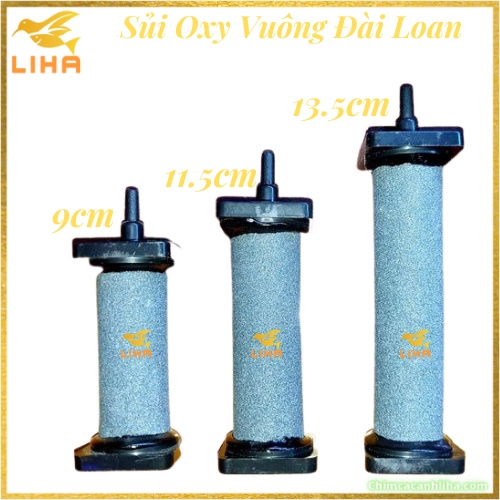 Sủi Oxy Vuông Siêu Mịn Đài Loan Full Size - Cục Sủi Trụ Vuông Cho Bể Cá