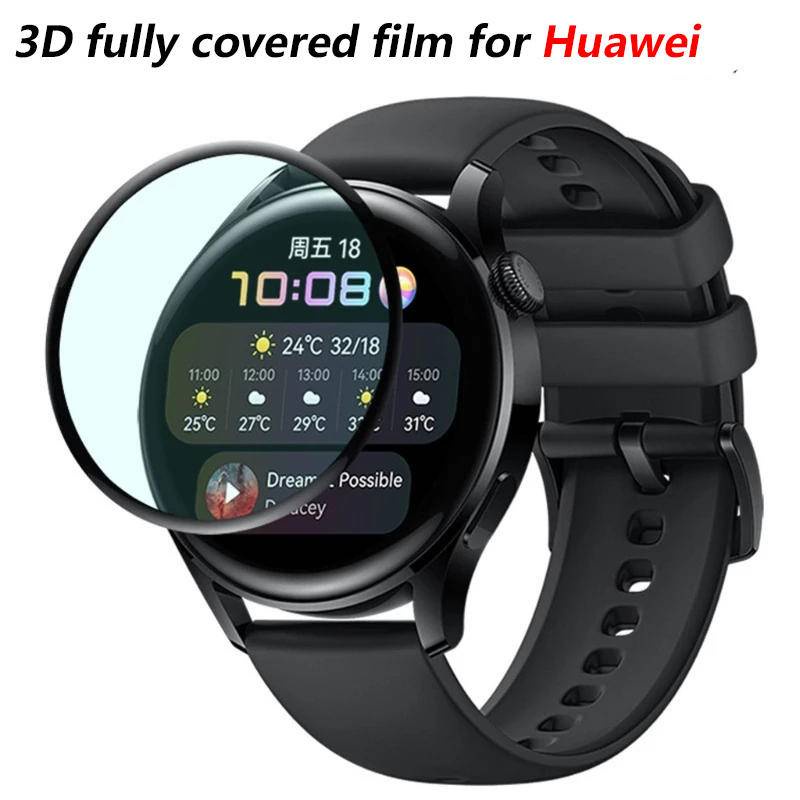 Kính Cường Lực 3D Viền Cong Chuyên Dụng Cho Huawei GT 3 2 Pro 42mm 46mm 43mm
