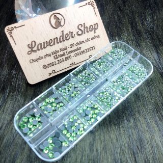 Đá trang trí móng YHB chân keo mix size 1440v