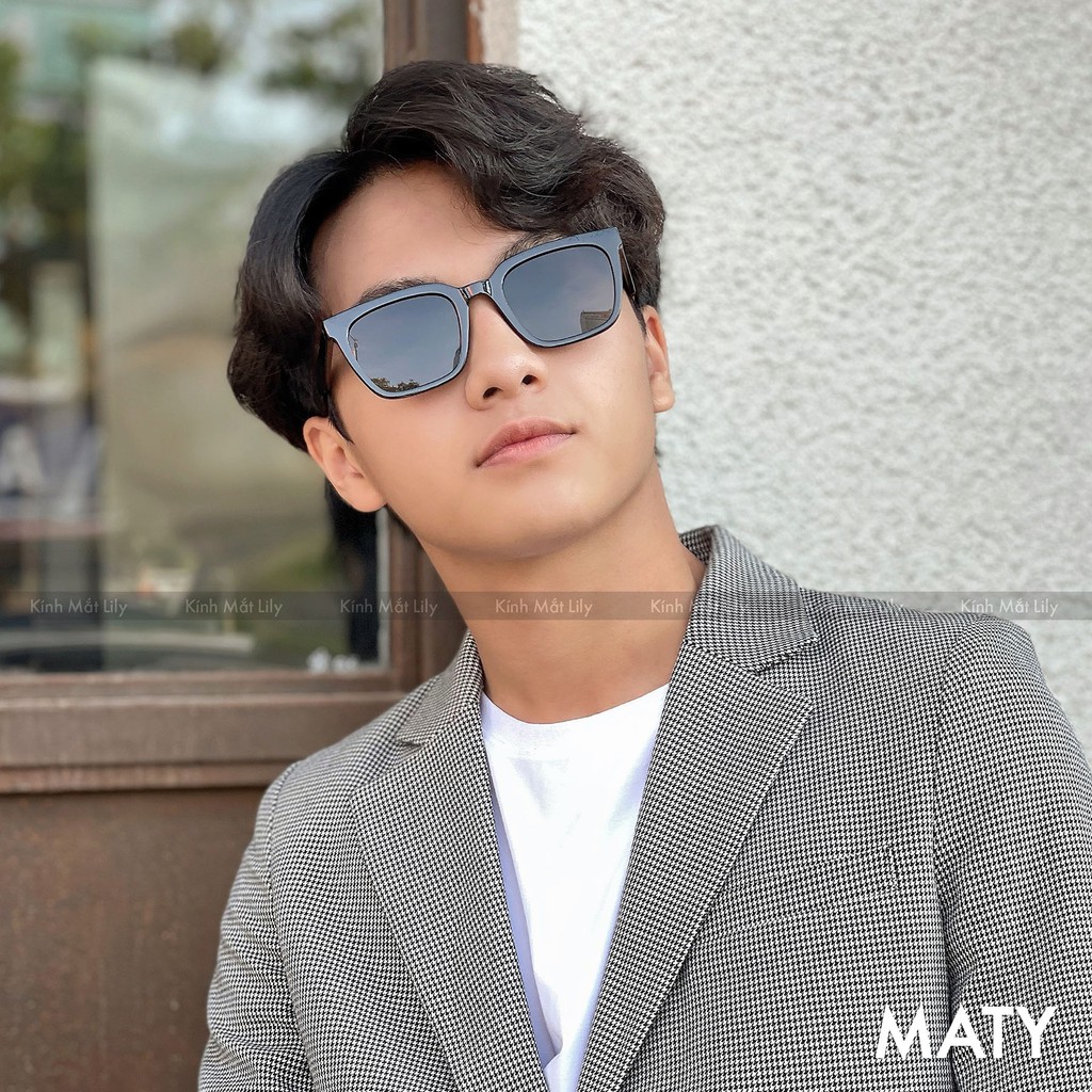 Kính mát nam nữ LILYEYEWEAR mắt vuông chống UV400 nhựa cao cấp thời trang BST Hè Maty | BigBuy360 - bigbuy360.vn