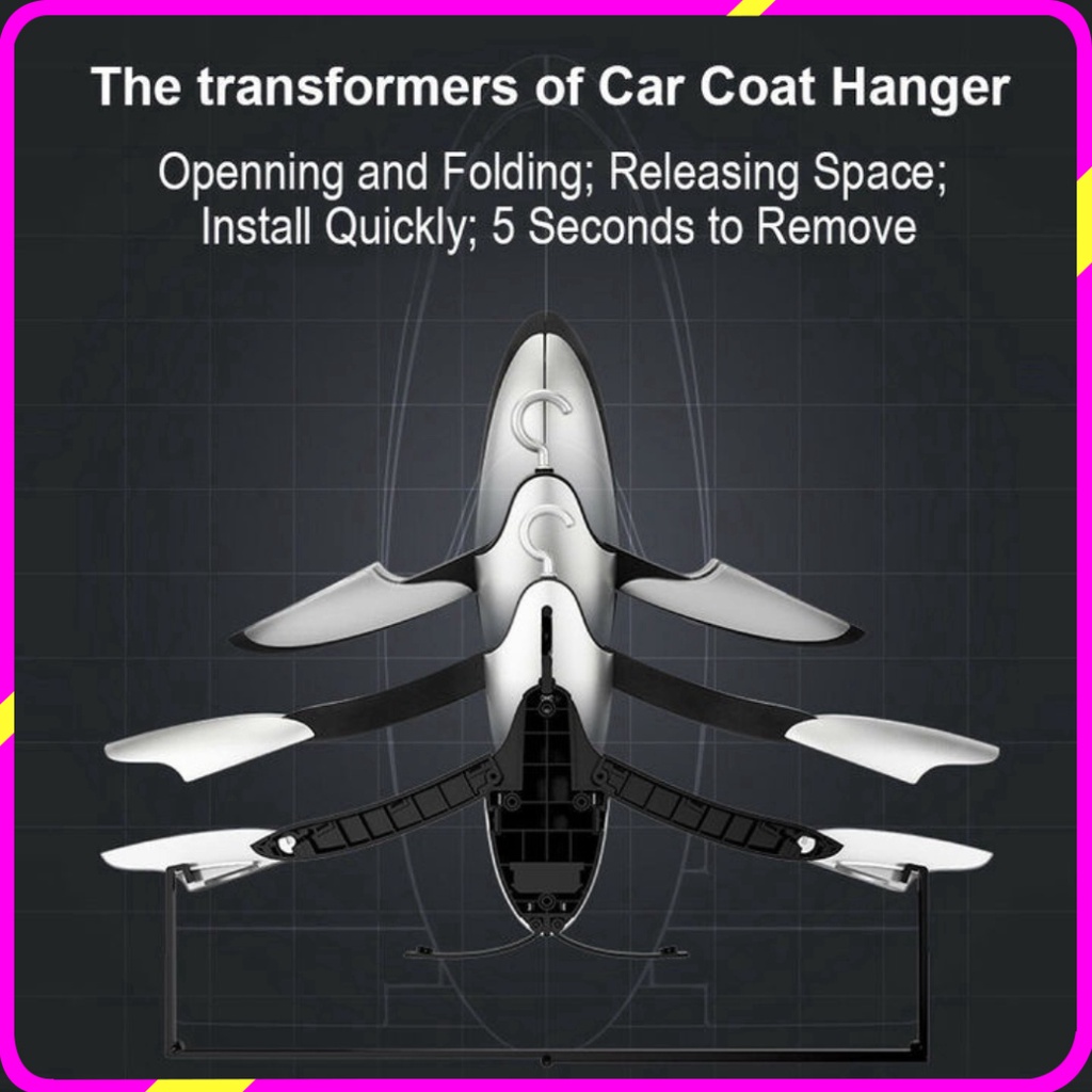 Móc treo quần áo, Vest, Com lê trên ghế sau ô tô Joyart, Back Seat Headrest Coat Clothes Han