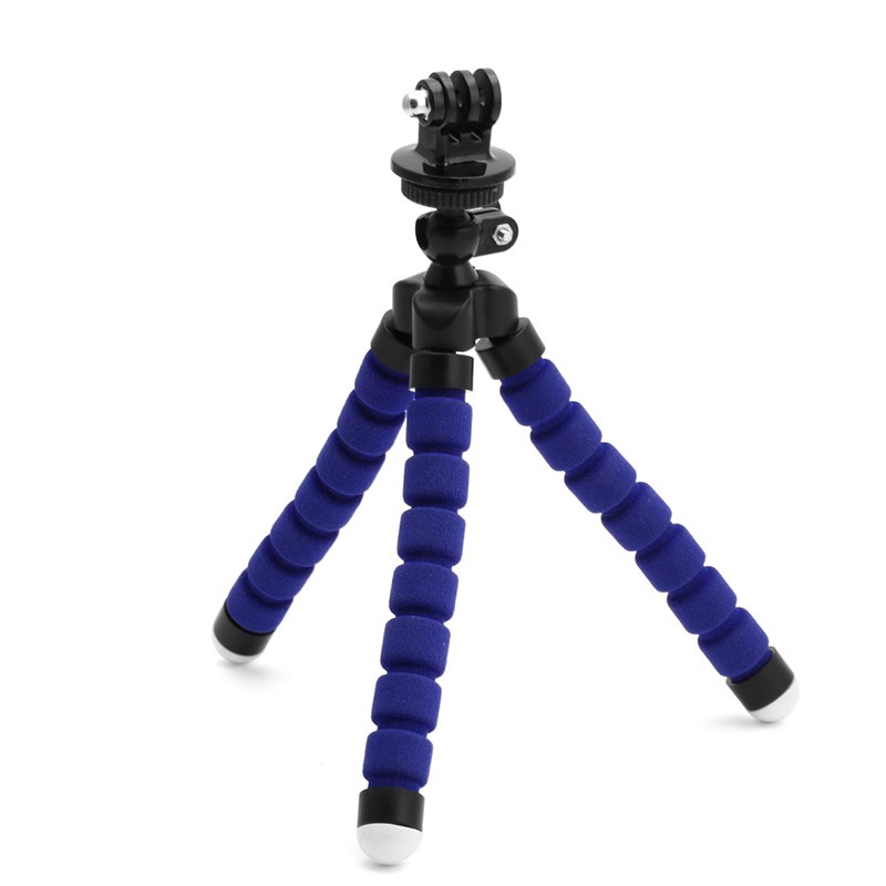 Mini Blue Tripod Flexible Octopus Holder Bracket Stand Mount for Apple iPhone