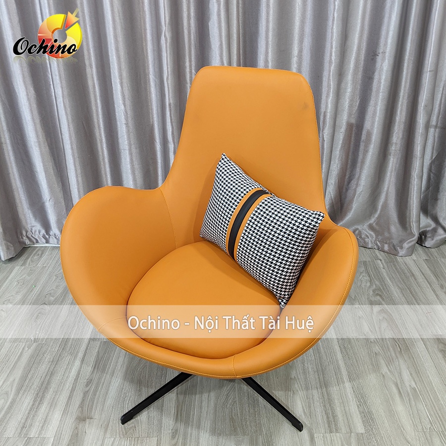 Ghế Sofa Đơn Phòng Khách, Ghế Xoay Thư Giãn Đọc Sách Nhập Khẩu Bọc Da Cao Cao Cấp Và Xoay 360 Độ (Có Sẵn)