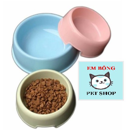 [⭐️ GIẢM GIÁ LẤY DOANH SỐ] Bát Ăn Đơn Cho Chó Mèo loại tốt, size 14/12cm, cao 5cm