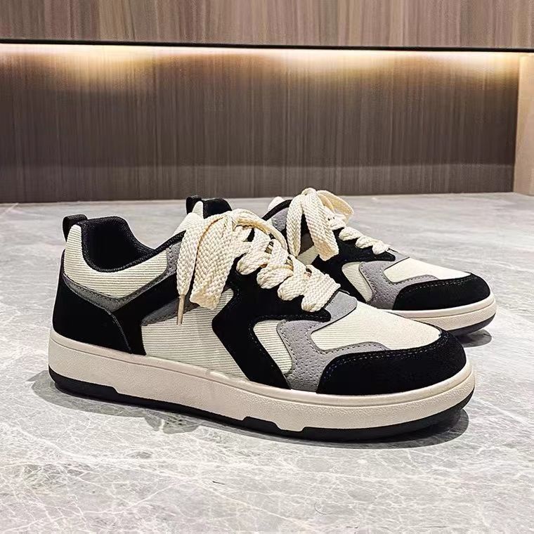Giày sneaker nam phối da lộn A18 phong cách đơn giản thời trang ulzzang Hàn Quốc TH-13