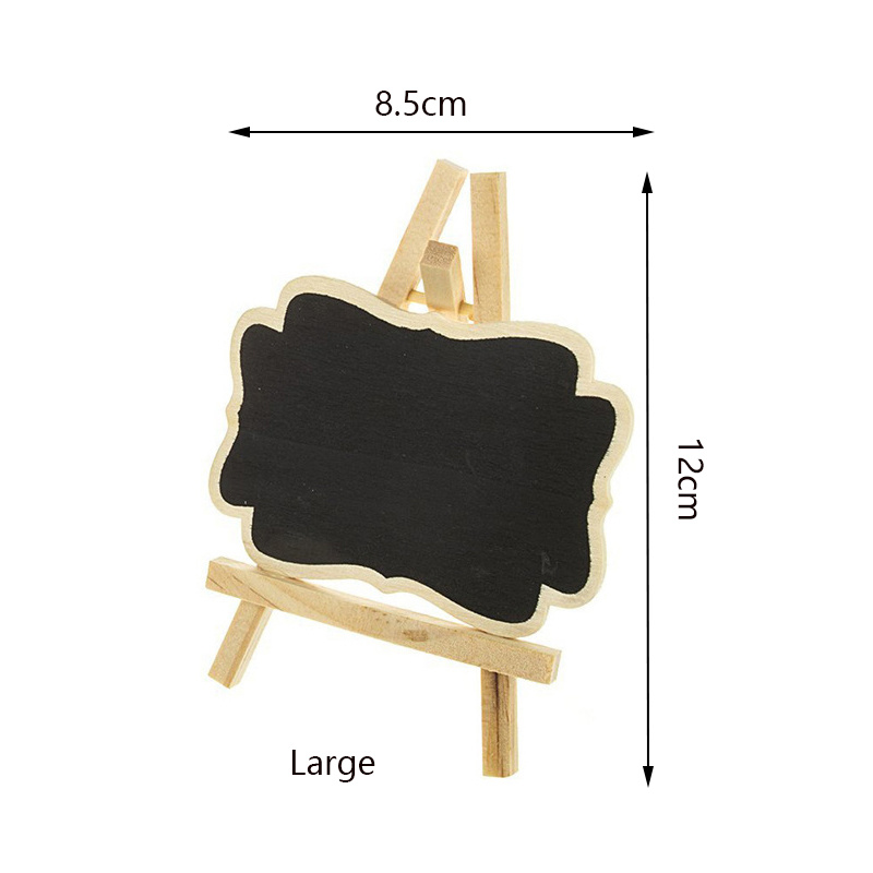 1Pcs Creative Mini Wooden Blackboard Message Tag For Wedding Party TableDecoration