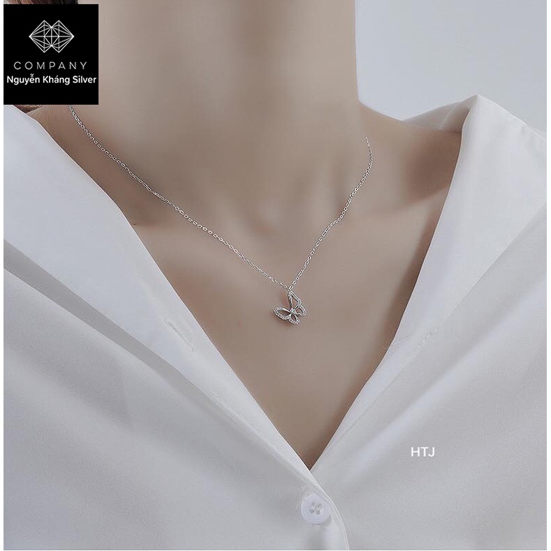 DÂY CHUYỀN BẠC CHO NỮ MẶT HÌNH CON BƯỚM XINH XẮN