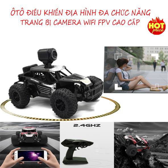 Ôtô Địa Hình JD-1801 Đa Chức Năng Trang Bị Camera WIFI FPV Điều Khiển Từ Xa Qua Điện Thoại ,Tay Điều