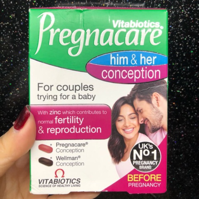 Vitamin Vitabiotics Pregnacare Him & Her tăng khả năng thụ thai gấp 2 lần | BigBuy360 - bigbuy360.vn