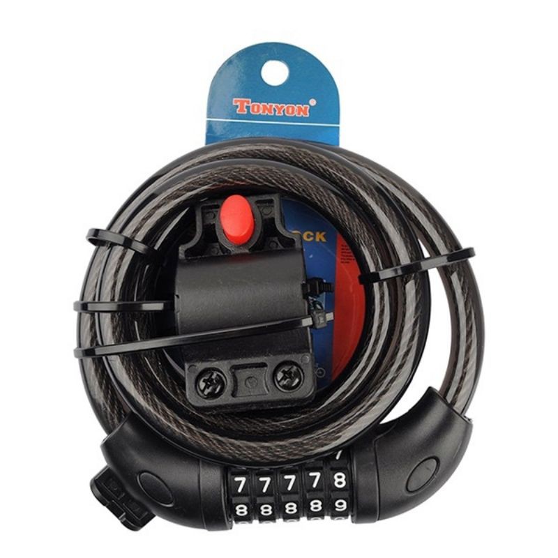 Khóa Dây 5 Số Xe Đạp Địa Hình
