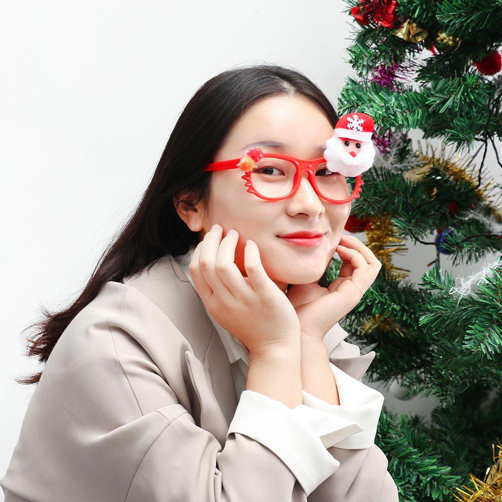 1 Khung Kính Nhựa Hình Sừng Hươu Hoạt Hình Cho Bé