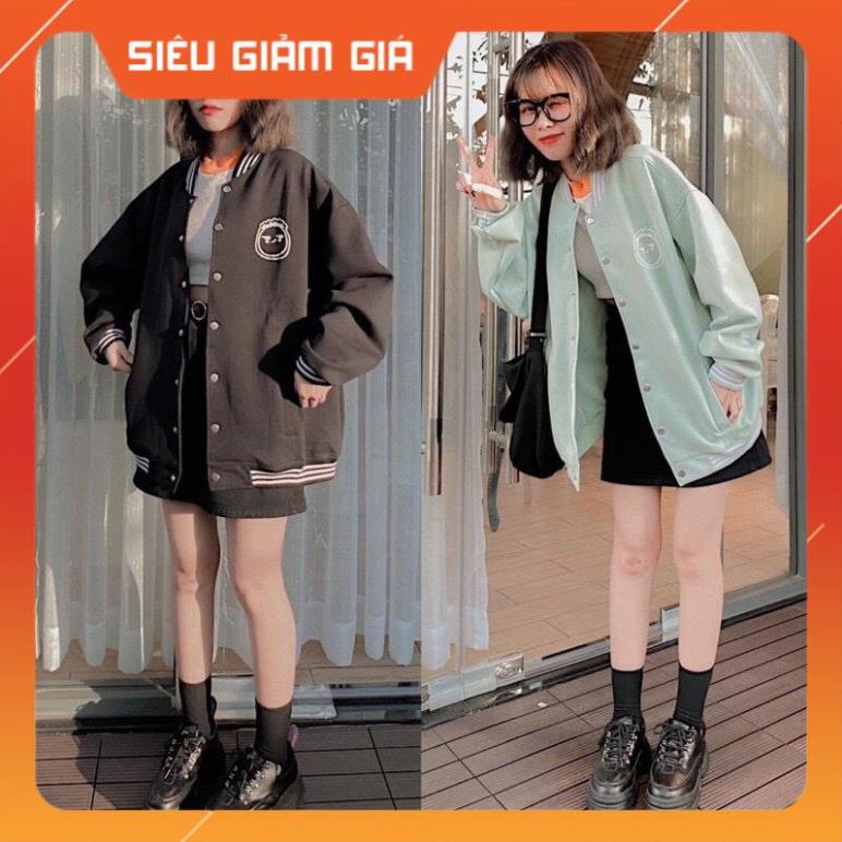 Áo Koác Bomber nỉ TÓC XOĂN form rộng Unisex AKN7 Guvia