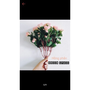 Hoa đỗ quyên cụm Cây hoa giả trang trí nhà cửa ,sự kiện trang trí,phòng khách và khách sạn