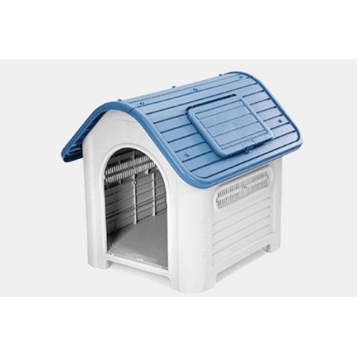 Nhà nhựa/ Lồng có cửa sổ trời trên mái dành cho chó mèo kích thước 87cm*72cm*75.5cm ( giao màu ngẫu nhiên)