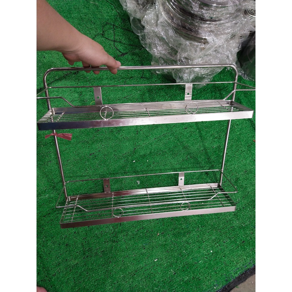 KỆ GIA VỊ TREO 2 TẨNG LA