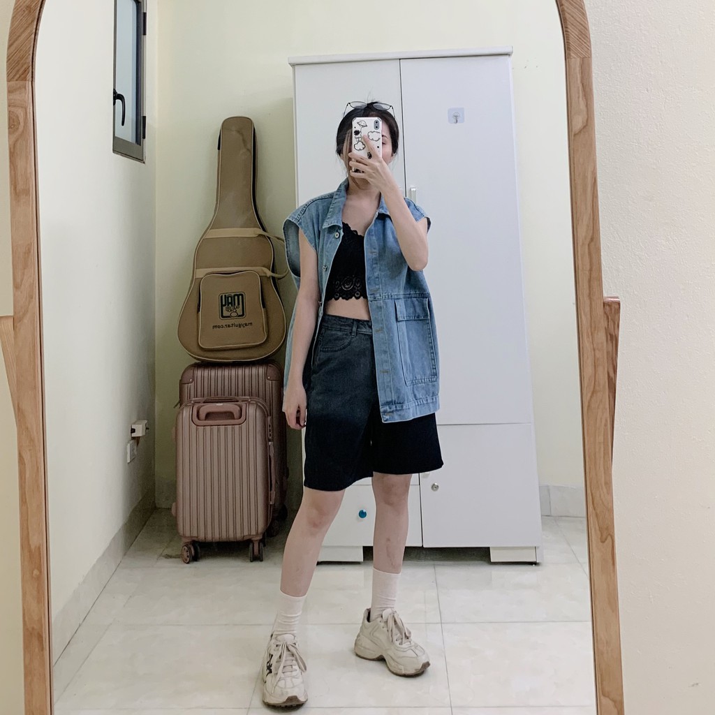 Quần short jeans nữ, quần ngố xuông