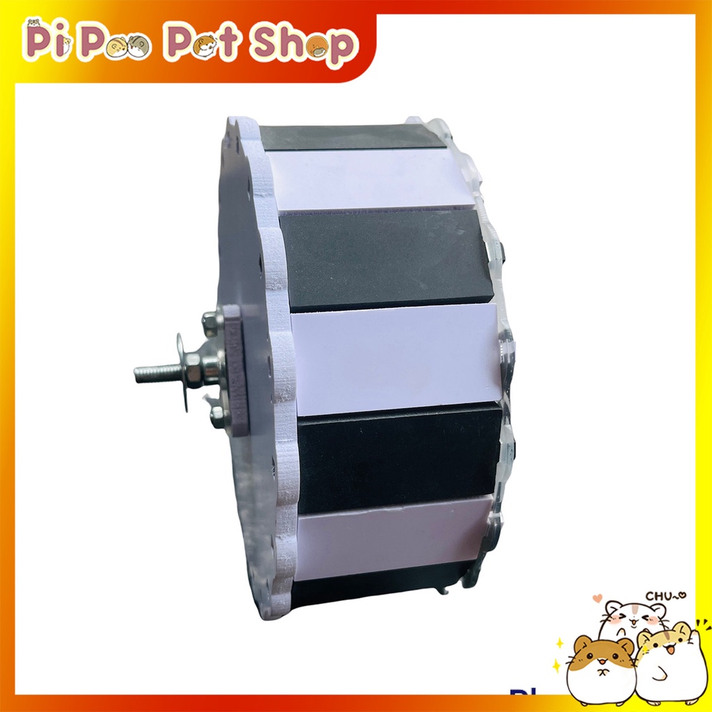 Bánh chạy wheel lắp ráp bằng gỗ cho hamster