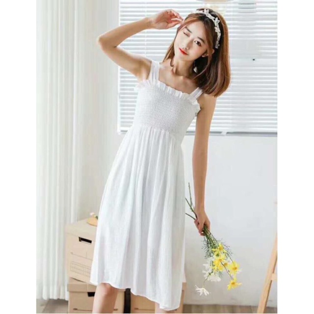 [ẢNH THẬT] Váy maxi 2 dây đi biển nhiều màu | BigBuy360 - bigbuy360.vn