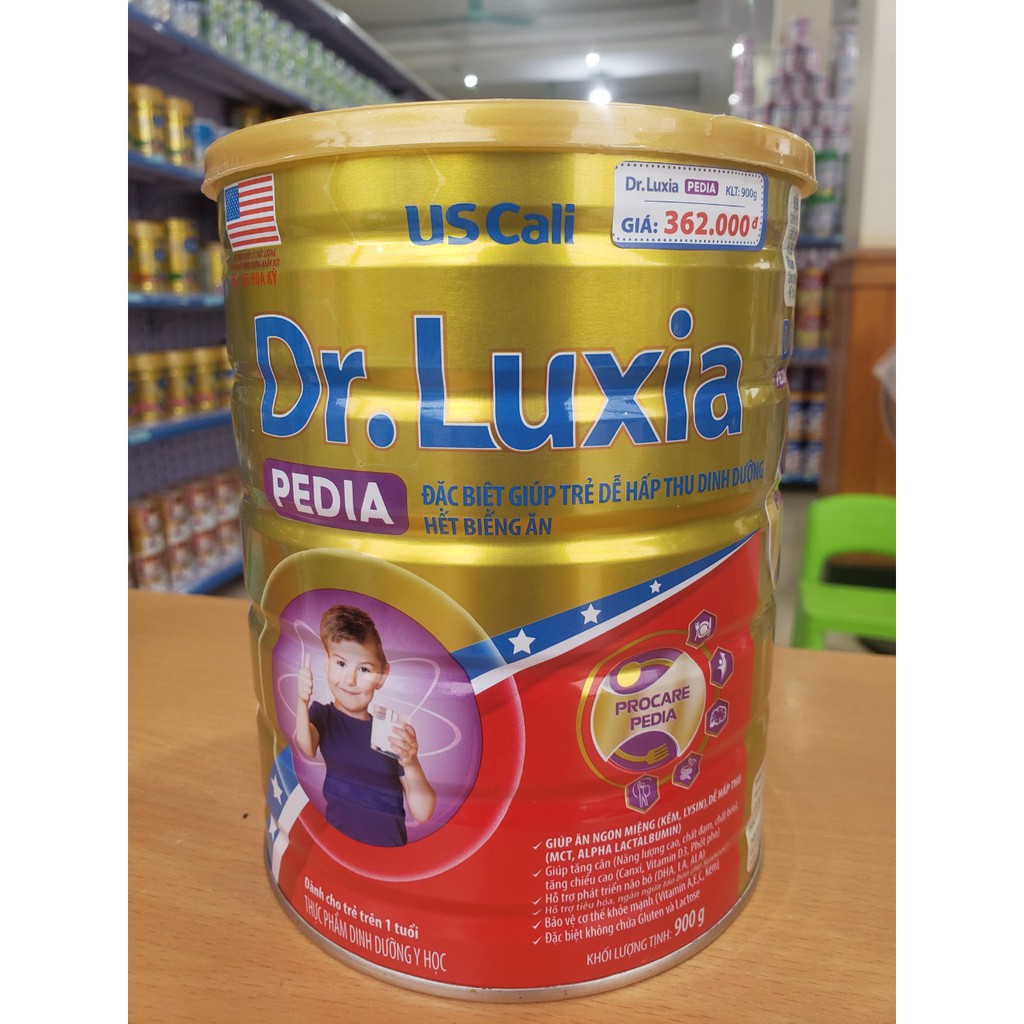 Sữa Bột DR LUXIA PEDIA 900G CHO BÉ HẾT BIẾNG ĂN