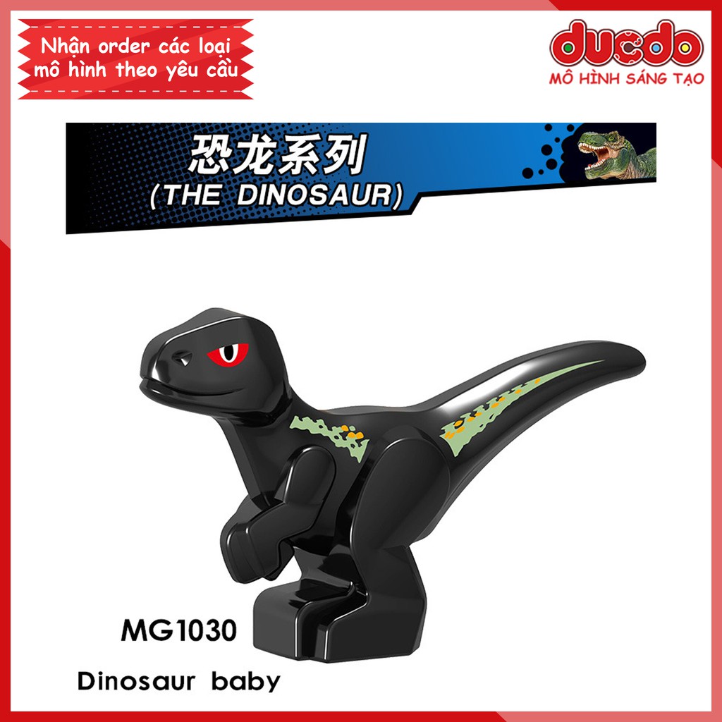 Minifigues Khủng long baby mini DINOSAUR Jurassic World - Đồ chơi Lắp ghép Xếp hình Mini