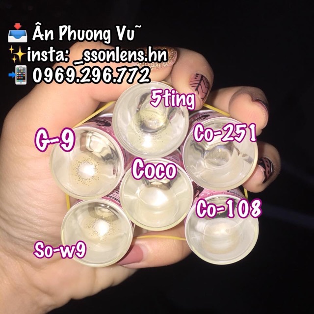 [ QUÀ TẶNG ] Mua từ 2 cặp lens trở lên - Vassen Contac Lens Kính áp tròng