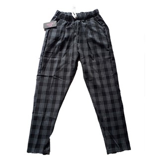QUẦN BAGGY CARO LƯNG THUN