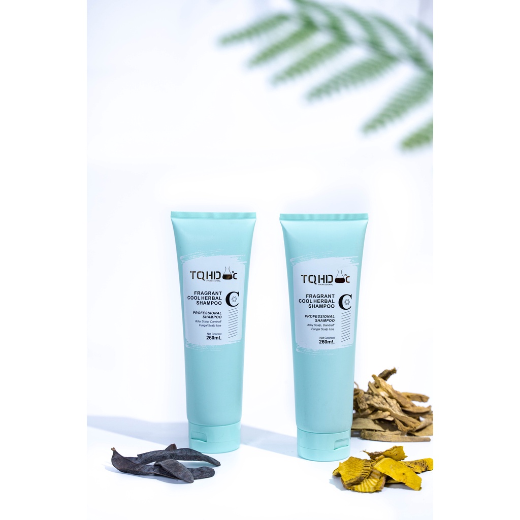 TQHD Dầu Gội đông y thảo dược ngăn chặn viêm nấm, vảy nến á sừng, gàu, bệnh lý da đầu 260ml