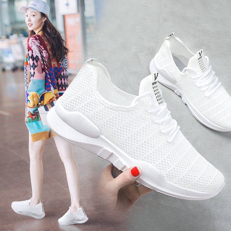 [Chất Lượng - Bảo Hành] Giày SneaKer Cao Cấp, Vải Dệt Thoáng Khí, Đế Cao Và Êm - Phong Cách Trẻ Trung Dễ Phối Đồ