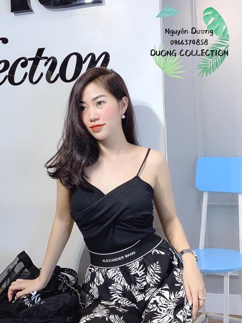 ÁO LEN 2 DÂY CHÉO NGỰC MS70199