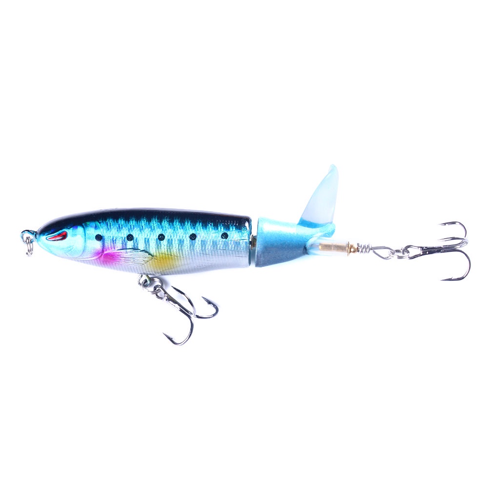 1 Mồi Câu Cá Giả Mềm Có Móc Xoay 11cm 13g