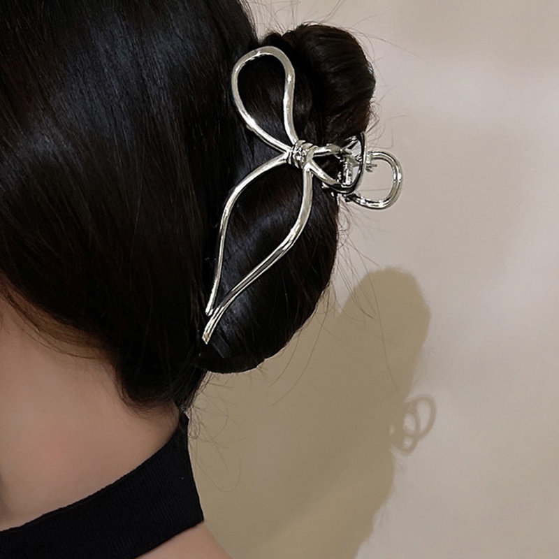 Kẹp Tóc Hình Bướm Bằng Kim Loại Cho Nữ