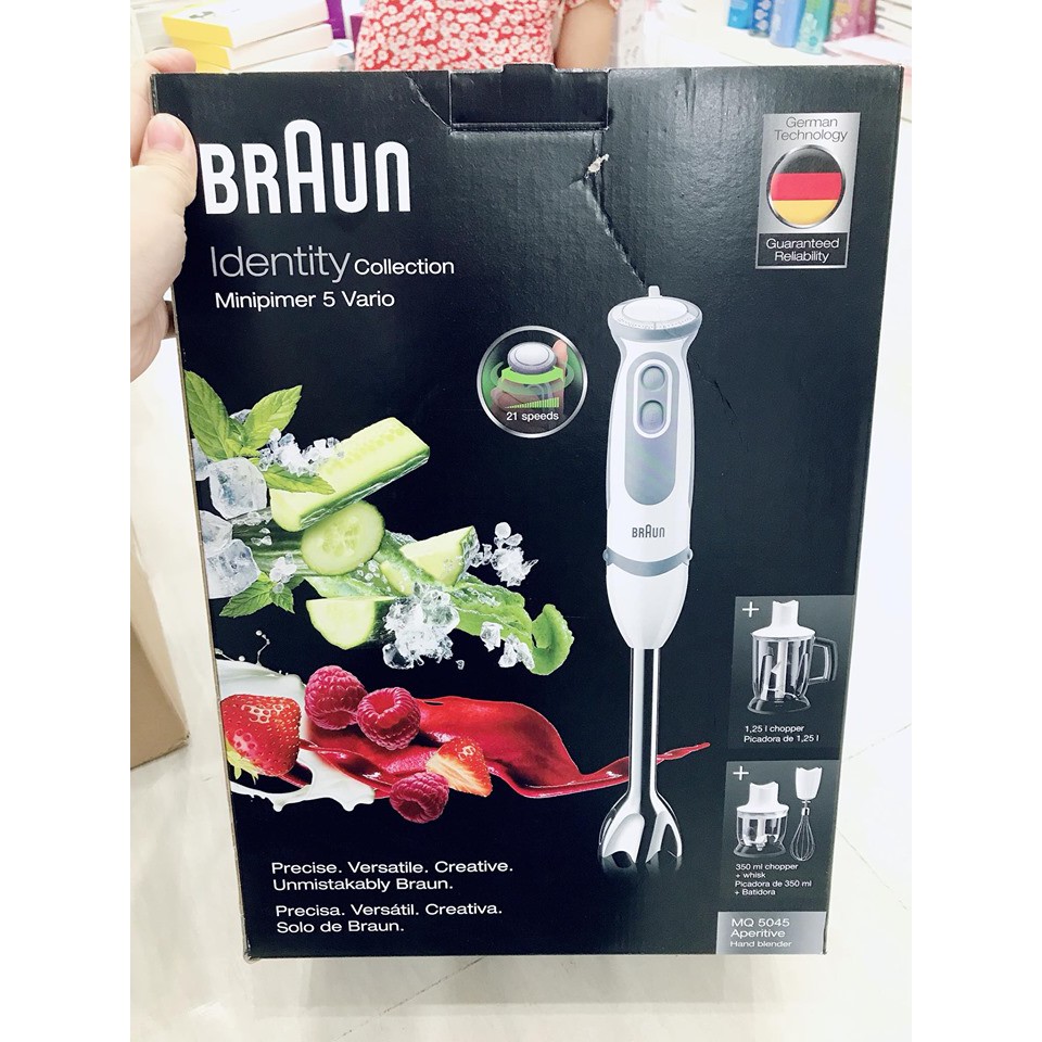 Máy xay cầm tay đa năng Braun MQ5045 750W