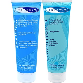 [SALE 8/8] Combo Dầu Gội Triswim (251ml) Và Dầu Xả Triswim (251ml) loại bỏ Clo sau khi bơi