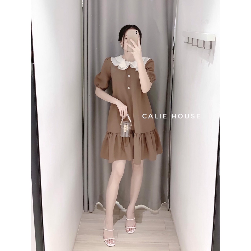 Đầm bầu công sở thiết kế  FREESHIP  váy bầu cao cấp đuôi cá bèo cổ Full size S/M/Lll