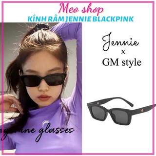 ┋✆■Kính râm JENNIE 2 màu đen bạc - Kính mắt Jennie BlackPink gọng nhỏ Kính Jennie 2020