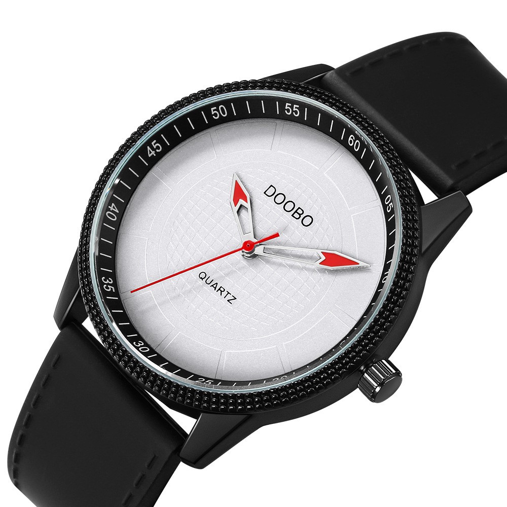 (GIÁ CỰC ƯU ĐÃI) ĐỒNG HỒ NAM DOOBO D026 HÀNG CHÍNH HÃNG DÂY CAO SU DẺO CAO CẤP 3 MÀU - THỜI TRANG