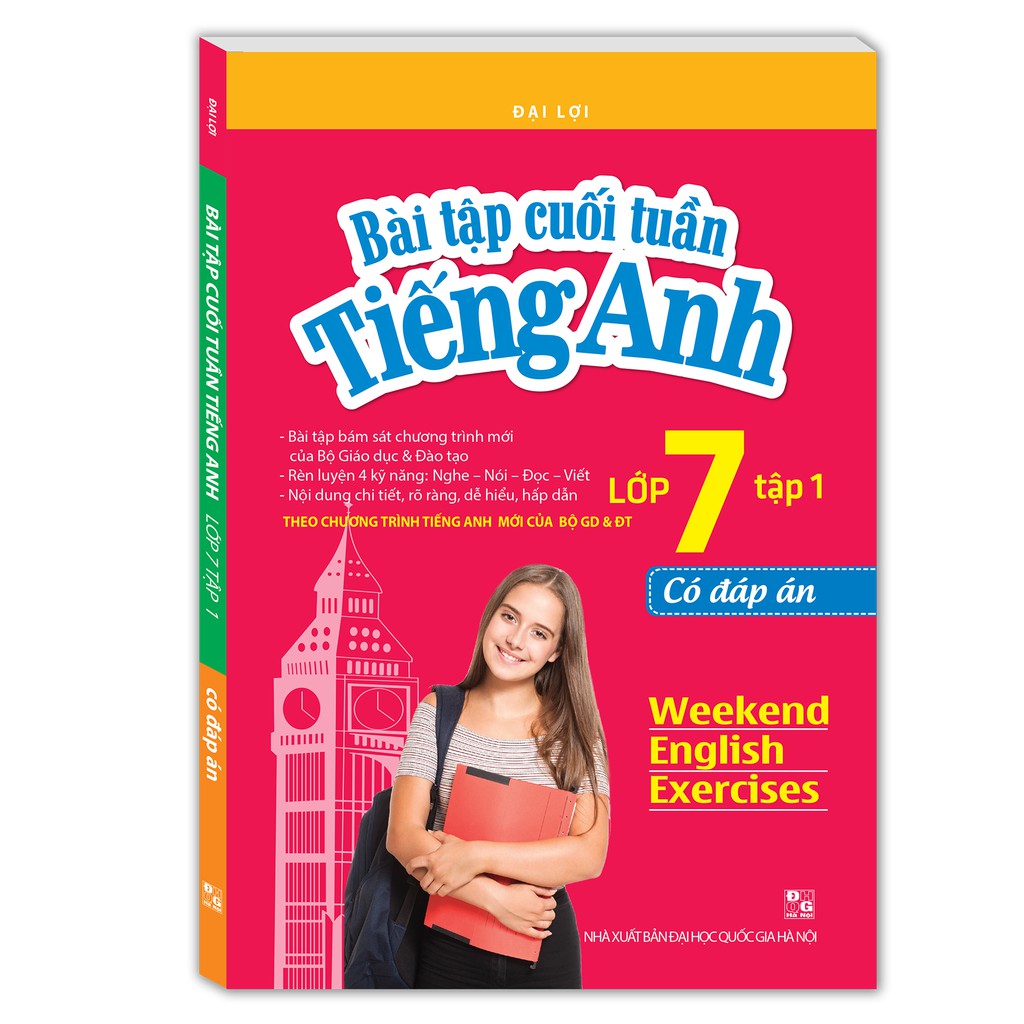 Sách - Bài tập cuối tuần tiếng Anh lớp 7 (trọn bộ 2 tập)