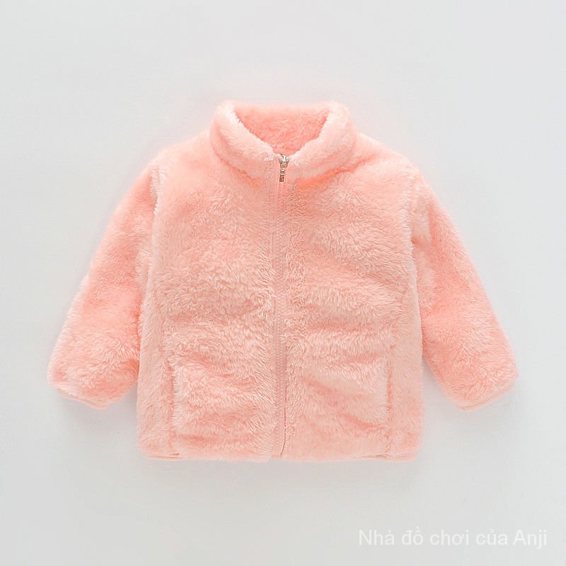 Luxury Autumn And Winter Girl's Coat Children's Top Winter Thick Velvet Boys