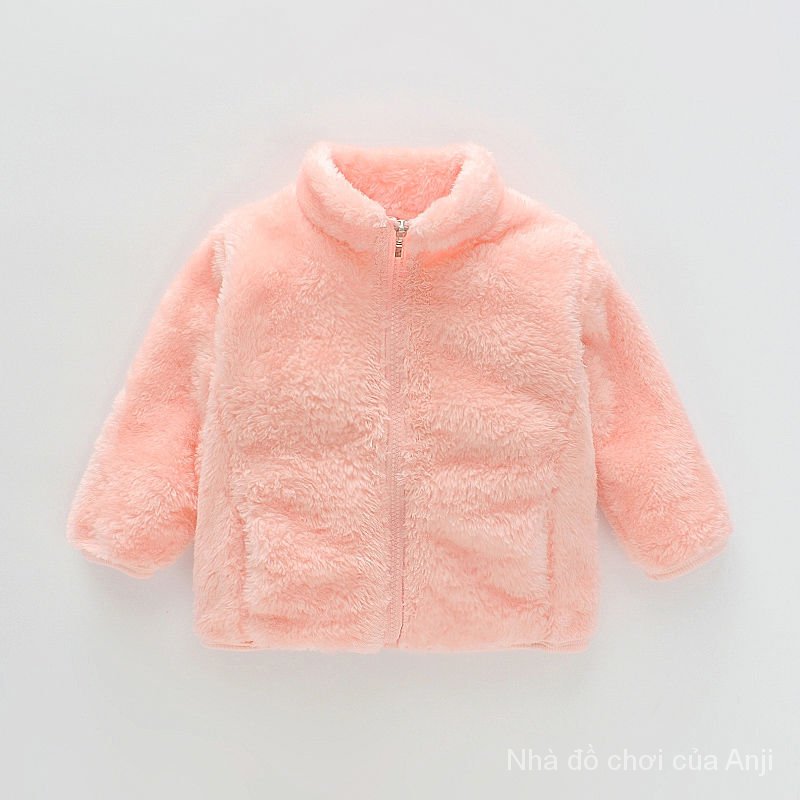 Luxury Autumn And Winter Girl's Coat Children's Top Winter Thick Velvet Boys