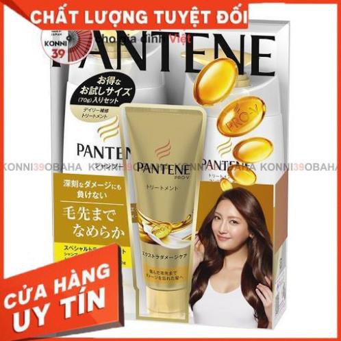 [Hàng Nhật nội địa] Bộ Dầu Gội Pantene PRO-V Set 3 (2 loại) Hư tổn